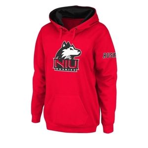 Northern Illinois Huskies Stadium Athletic Women's Big Logo Pullover Red Hoodie